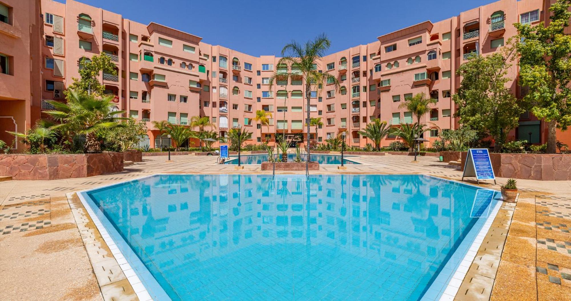 Apartmán Charming 2-Bed Oasis Pool View Marakéš Exteriér fotografie