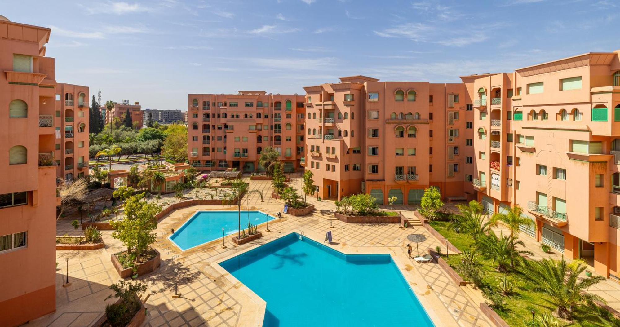Apartmán Charming 2-Bed Oasis Pool View Marakéš Exteriér fotografie